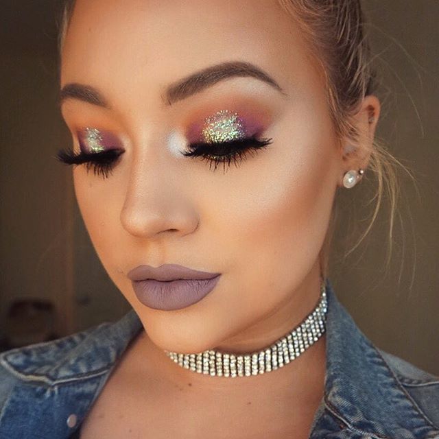 glitter eyeshadow looks