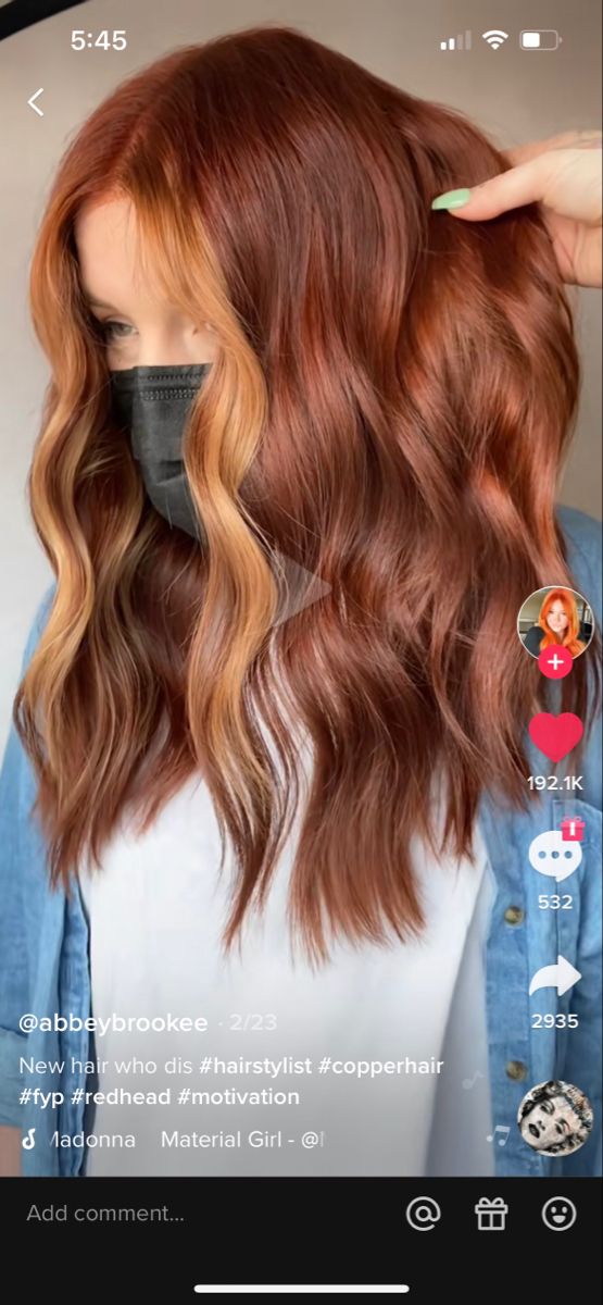 mahogany copper hair color ideas