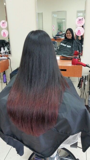 Ombre Asian hair