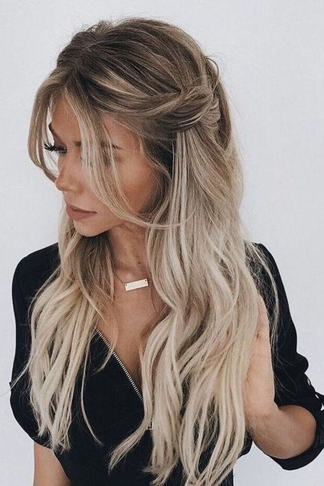 how to style long layered hair at home