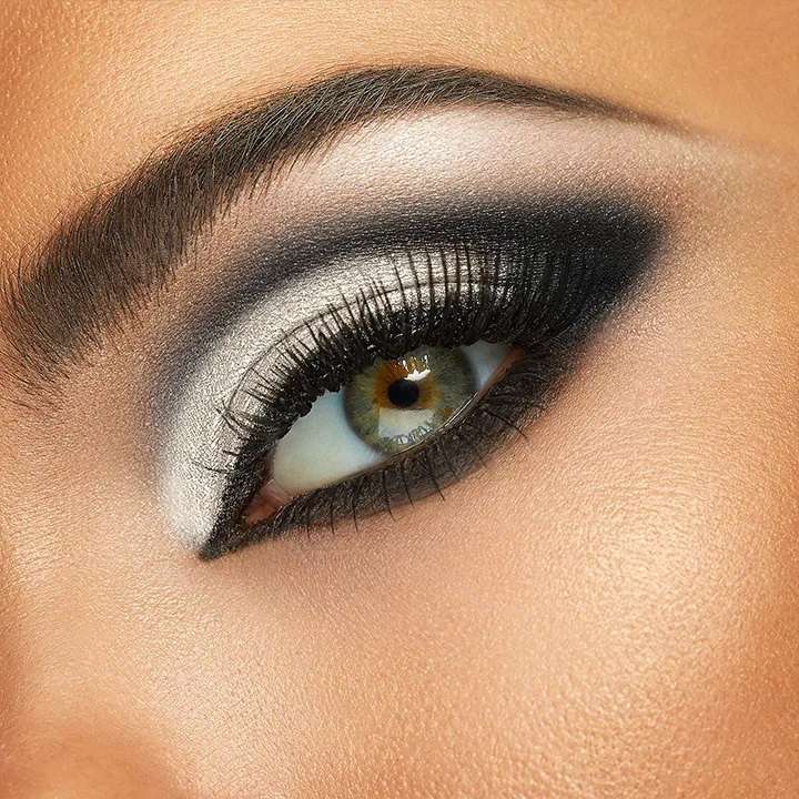 black and white eyeshadow looks