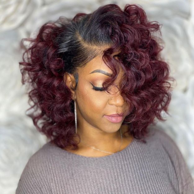 short hair colors for brown skin