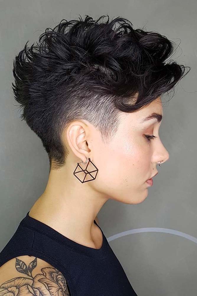 Short shaggy taper cut