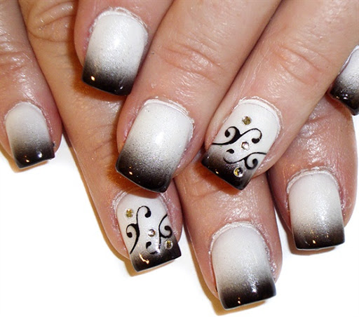 swirl nail designs