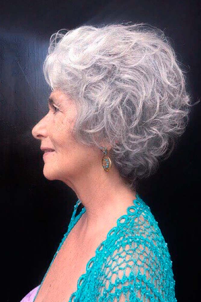 short haircuts for women over 50 with curly hair