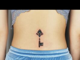 33 Key Tattoos For Females key tattoos for females
