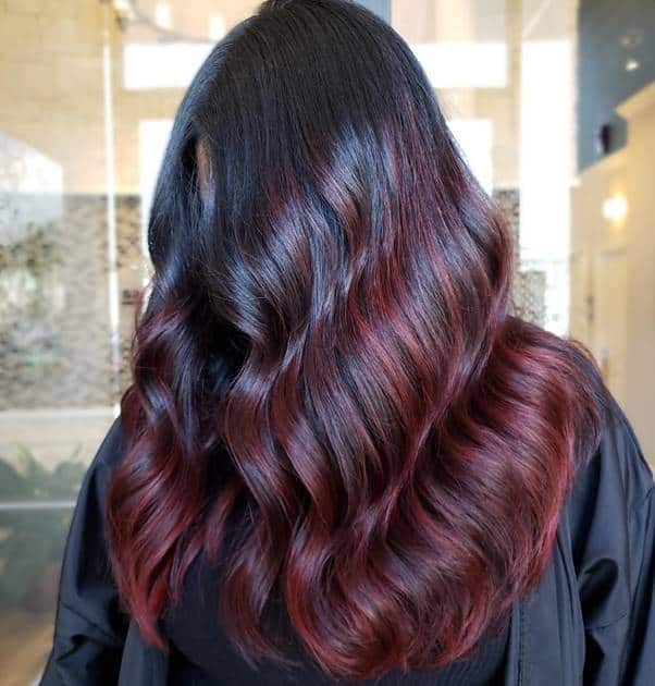 soft black hair color ideas